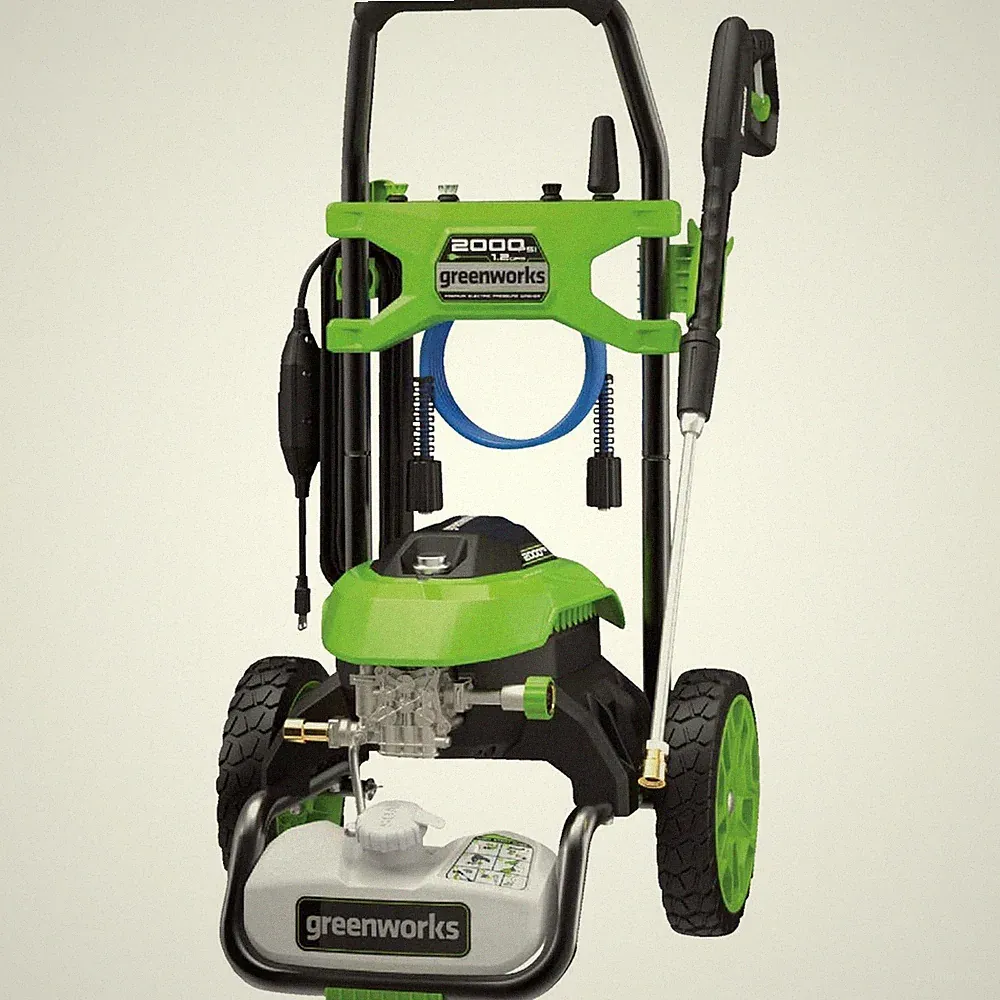 Greenworks 2000-PSI 1.2 GPM Heavy-Duty Cold Water Corded Electric Pressure