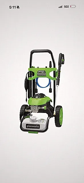 Greenworks 2000-PSI 1.2 GPM Heavy-Duty Cold Water Corded Electric Pressure