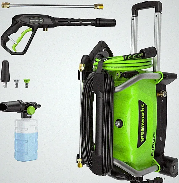 Greenworks 2100 PSI 1.2 GPM Electric Pressure Washer GPW2101A