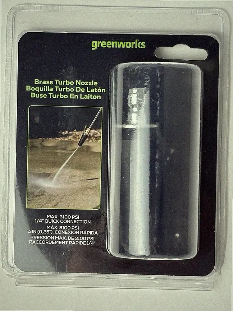 Greenworks 3100 PSI Turbo Nozzle Pressure Washer Spray Tip
