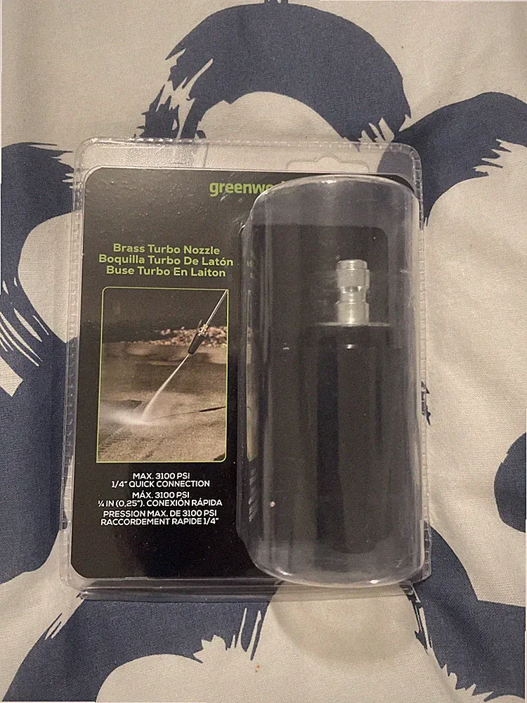 Greenworks 3100 PSI Turbo Nozzle Pressure Washer Spray Tip