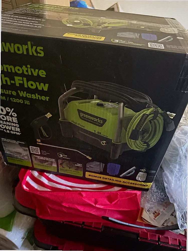 Greenworks Automotive High-Flow 1200 PSI Corded Cold Water Washer w/ Foam Cannon