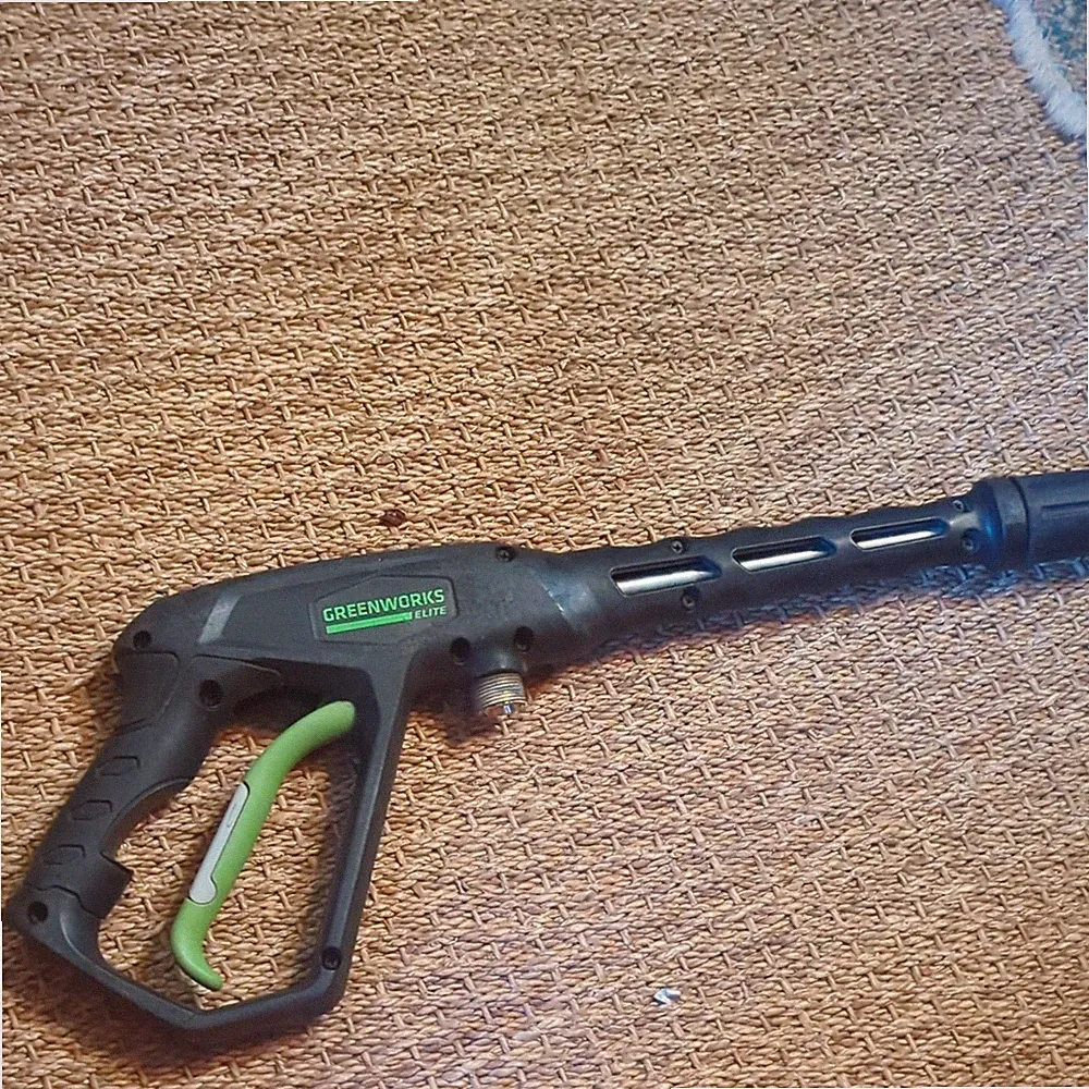 Greenworks Elite Pressure Washer Spray Gun Wand Handle Cold Water Black/Green