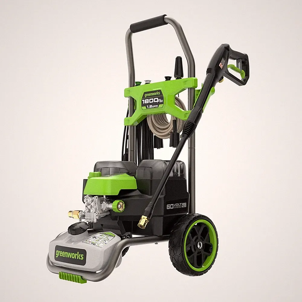 Greenworks Hybrid 60V 1800 PSI 1.2 GPM Electric Water Pressure Washer Hybrid