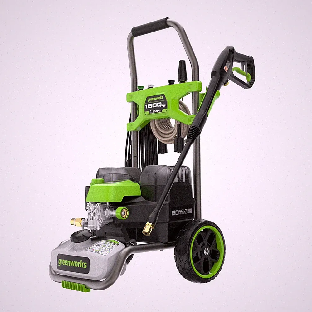 Greenworks Hybrid 60V 1800 PSI at 1.2 GPM Electric Cold Water Pressure Washer 51