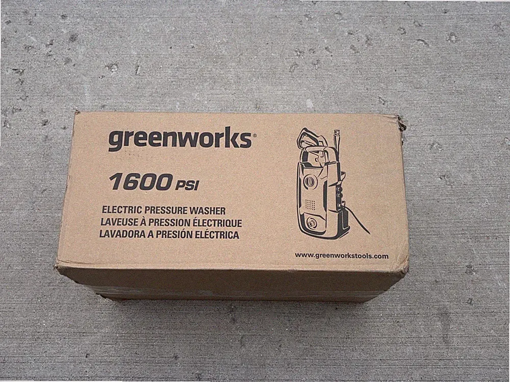 Greenworks NEW ! 1600 PSI 1.2 GPM Electric Pressure Washer 100% Model GPW1602