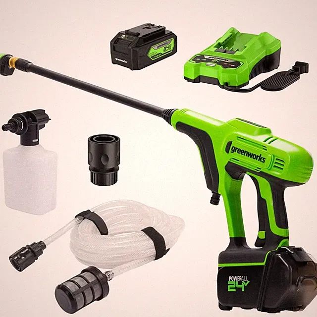 Greenworks POWERALL 600 PSI Cordless Battery Power Cleaner Kit with