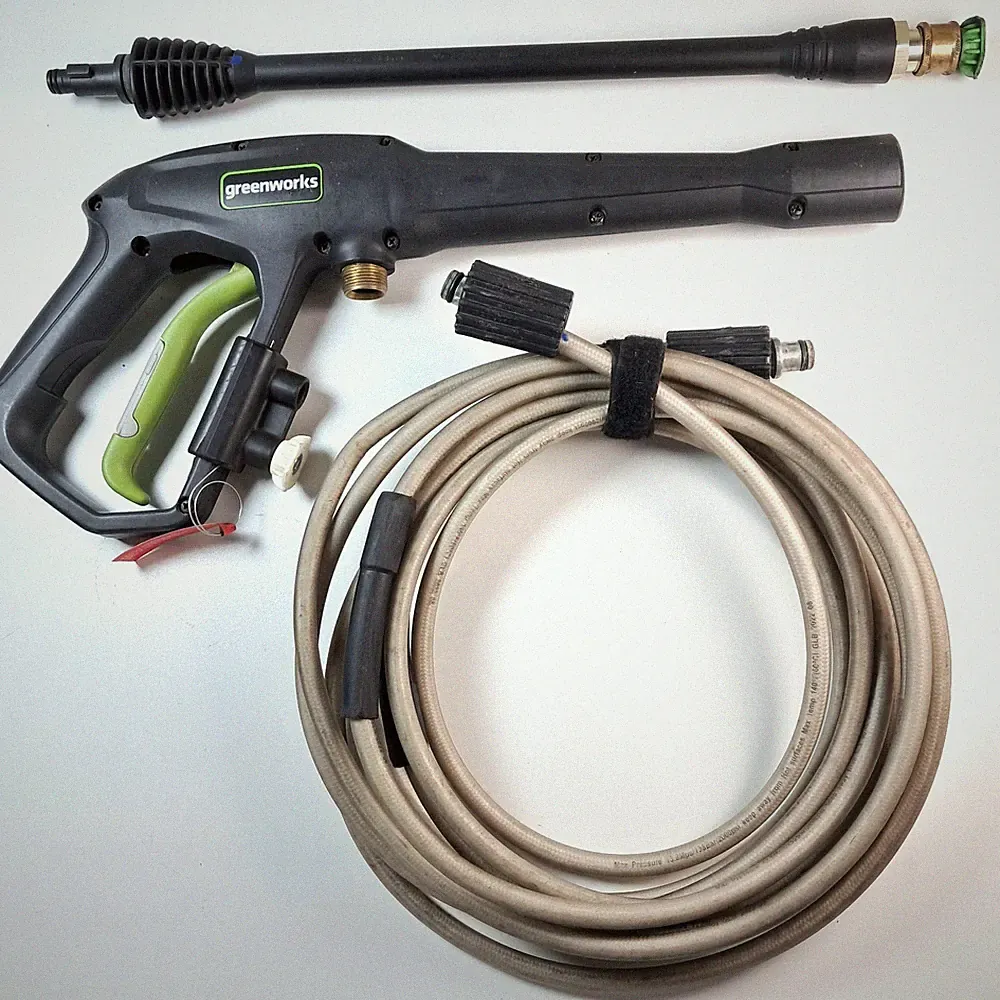 Greenworks Pressure Washer Replacement Wand Spray Nozzle Handle & Hose 2000 PSI