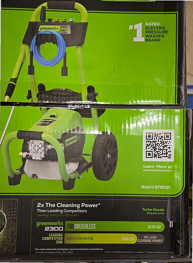 Greenworks Pro 2300-PSI 2.3-GPM Electric Pressure Washer