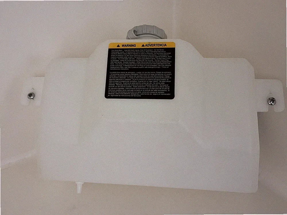 Greenworks Pro 2300PSI 2.3 GPM Pressure Washer Replacement Soap Tank + 2 Screws