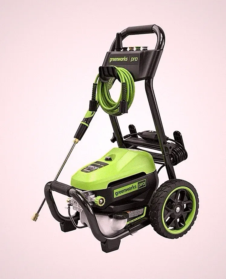 Greenworks Pro 2500 PSI TruBrushless Corded Electric Pressure Washer, Soap Tank