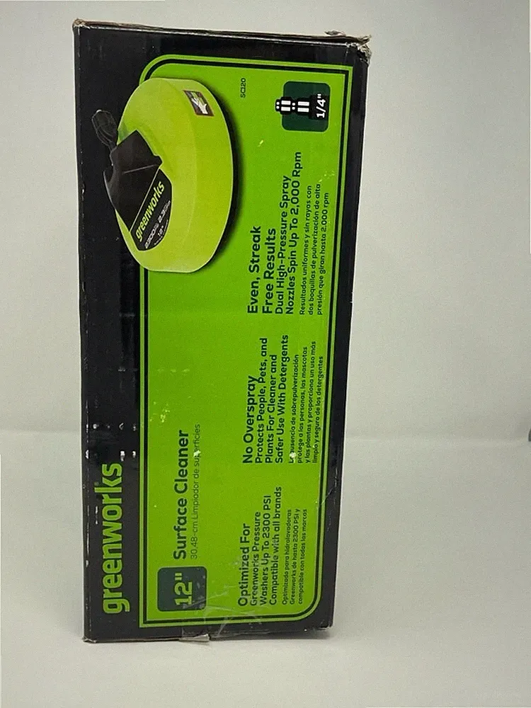 Greenworks Pro universal 12in up to 2300 psi rotating cleaner pressure washers