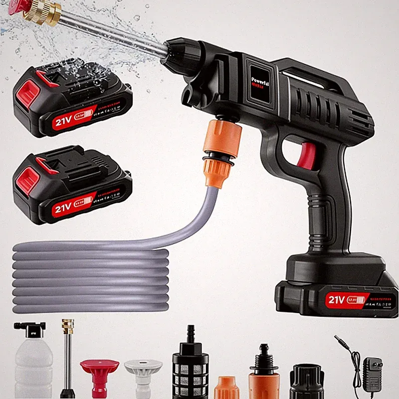 Gun High Washer Car Pressure Spray Cordless Portable Electric Tool Water Cleaner