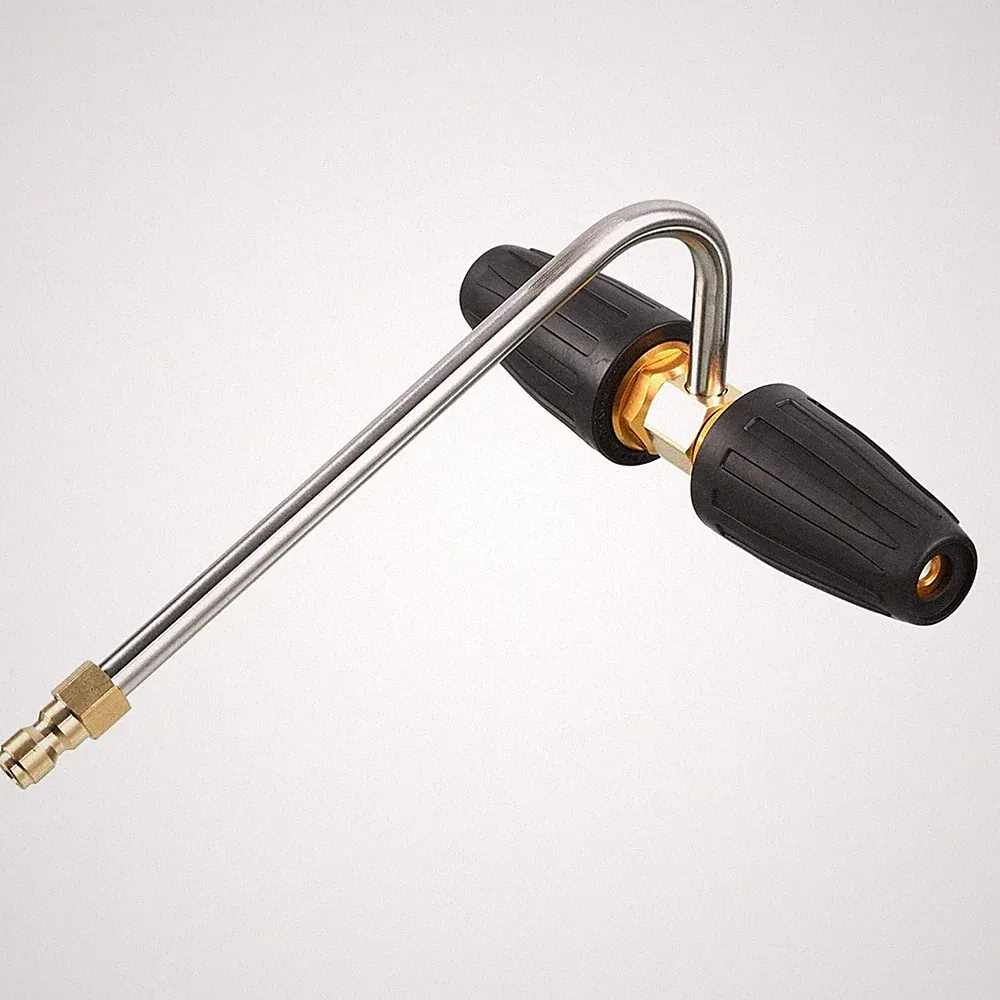 Gutter Cleaner Attachment for Pressure Washer, 3600 PSI | with 2 Rotary Turbo...