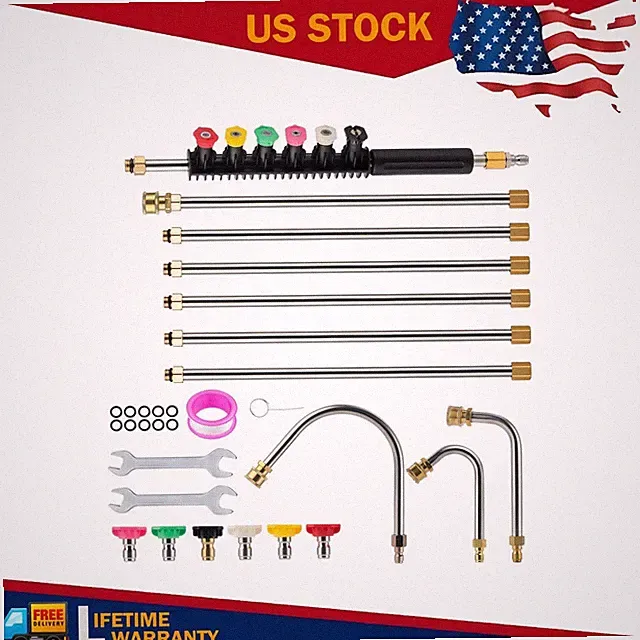 Gutter Cleaning Tool Extension Wand Lance Rod High Pressure Washer Roof Cleaner