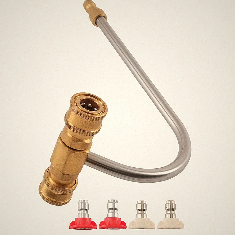 Gutter Cleaning Wand 4000PSI with Multi-Directional Spray for Pressure Washer