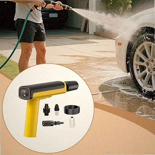 Handheld Pressure Washer Folding Comfortable Multi Scenario Spray Washer
