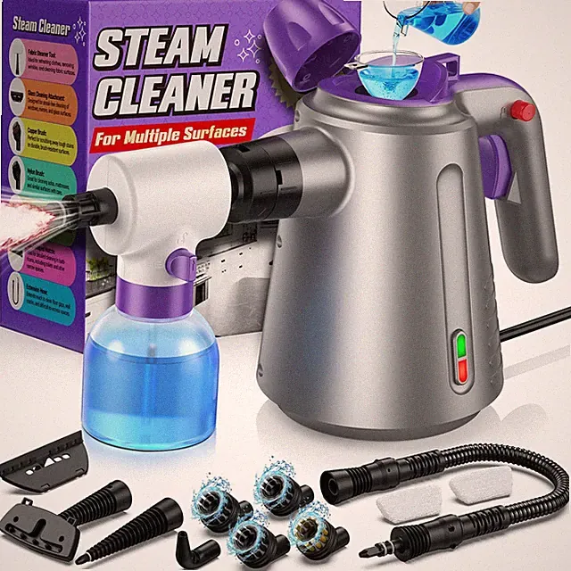 Handheld Steam Cleaner for Home Pressurized Multi Purpose Steamer for Cleaning