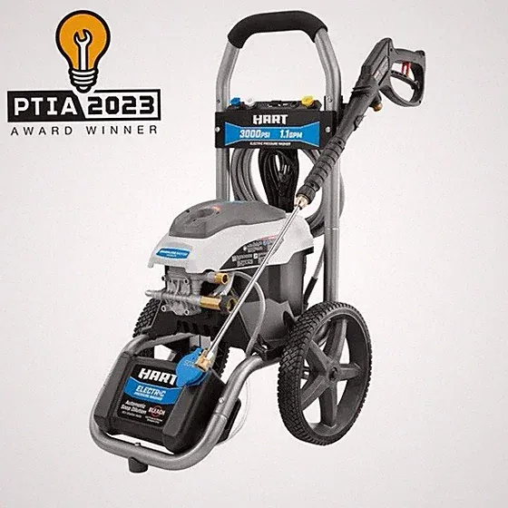 HART 3000 PSI BRUSHLESS MOTOR ELECTRIC PRESSURE WASHER Heavy Duty Cleaning