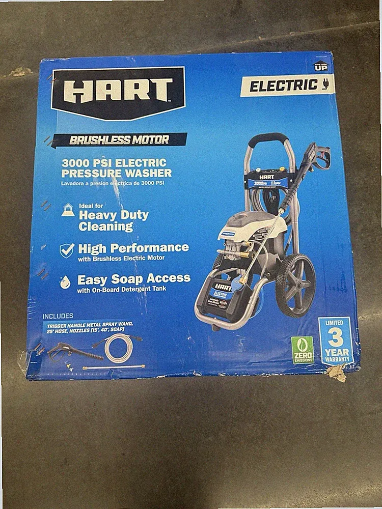 Hart HW143011VNM 3000PSI 1.1 GPM Cold Water Electric Pressure Washer (FVS027561)