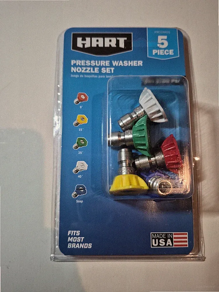 Hart Pressure Washer Nozzle Set 5-piece 3700 PSI
