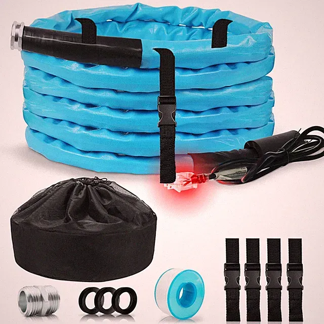 Heated Water Hose 30ft for RVs Energy Saving Thermostat, AntiFreeze Function