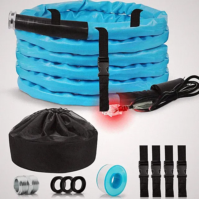 Heated Water Hose for Rv (30ft L x 5/8"ID) 4.0 Upgraded Function with Energy...