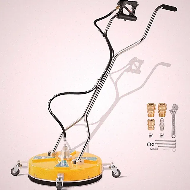 Heavy-Duty 20" Surface Cleaner for Pressure Washers, 4-Wheel Driveway Concrete