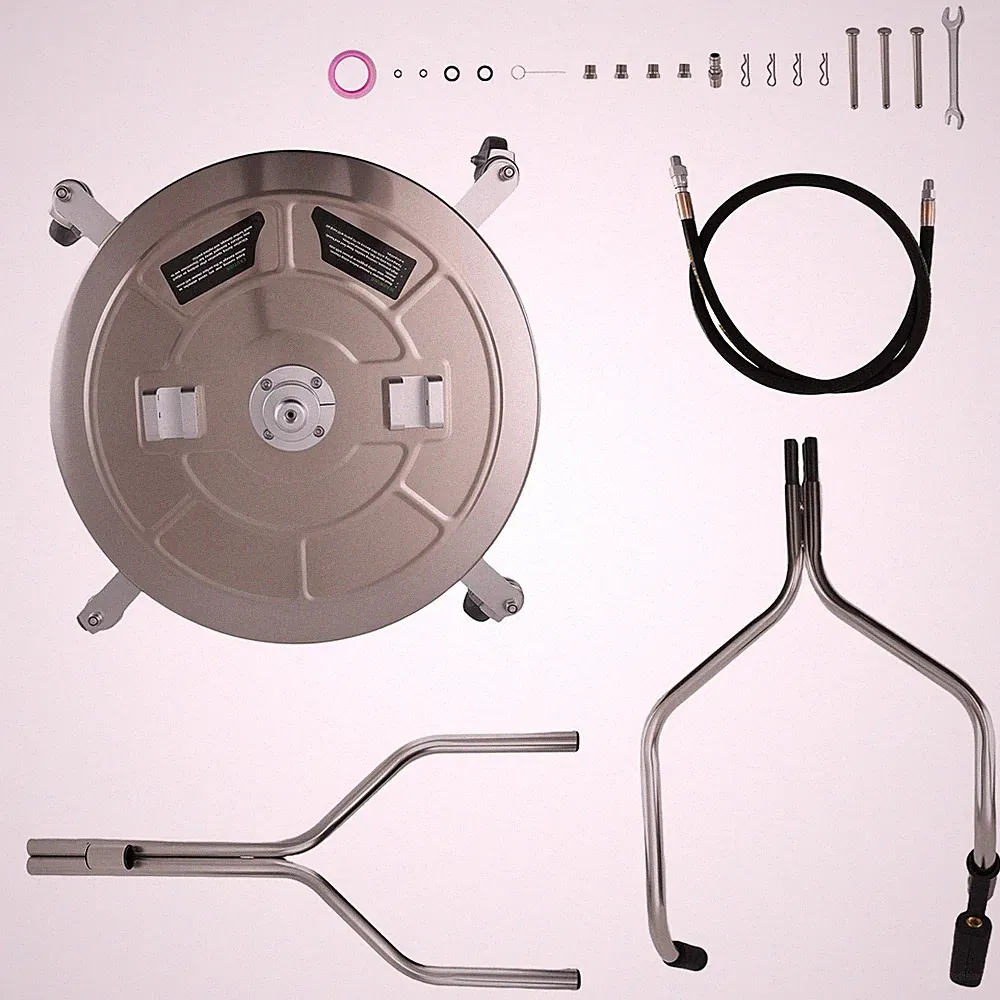 Heavy Duty 24" Surface Cleaner for Power Washer Stainless Steel Durability