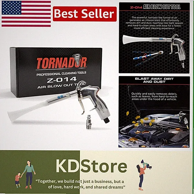 Heavy-Duty Air Blow Gun for Professionals - Low Noise & High Power Cleaning