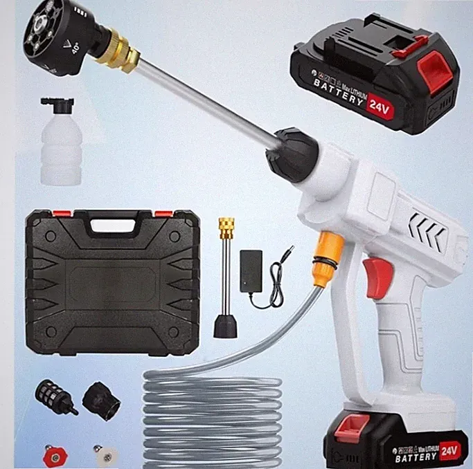 HEAVY DUTY Cordless Portable Pressure Washer 6-in-1 Nozzle WE SHIP OVERSEAS