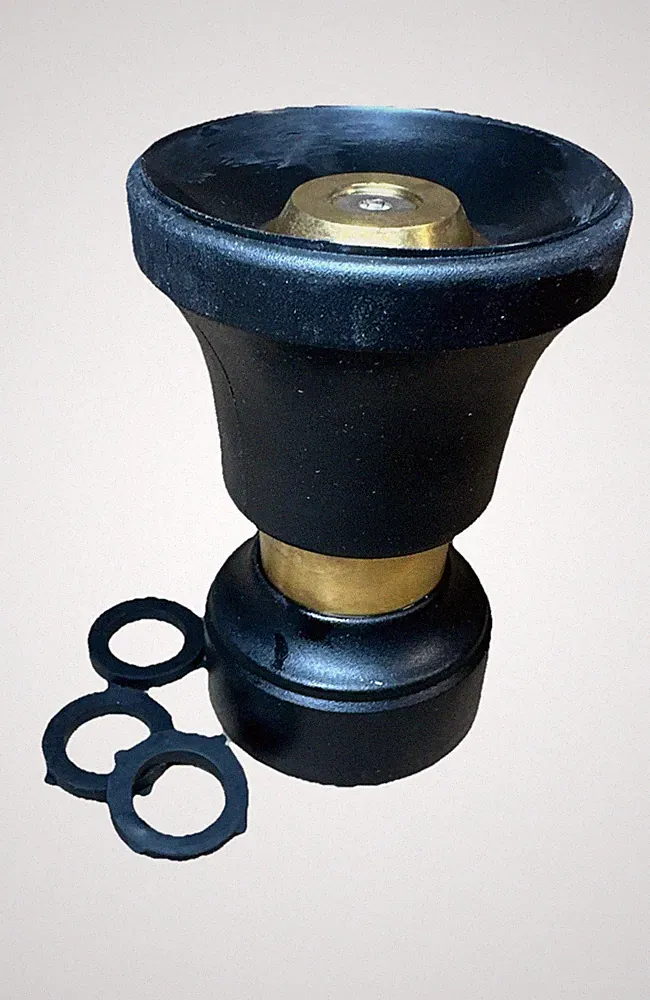 Heavy Duty Fire Hose Nozzle Fit Garden Hoses High Pressure Sprayer Leak Proof