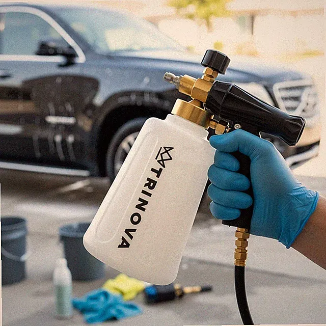 Heavy Duty Foam Cannon - Wide Neck Design for Effortless Car Detailing