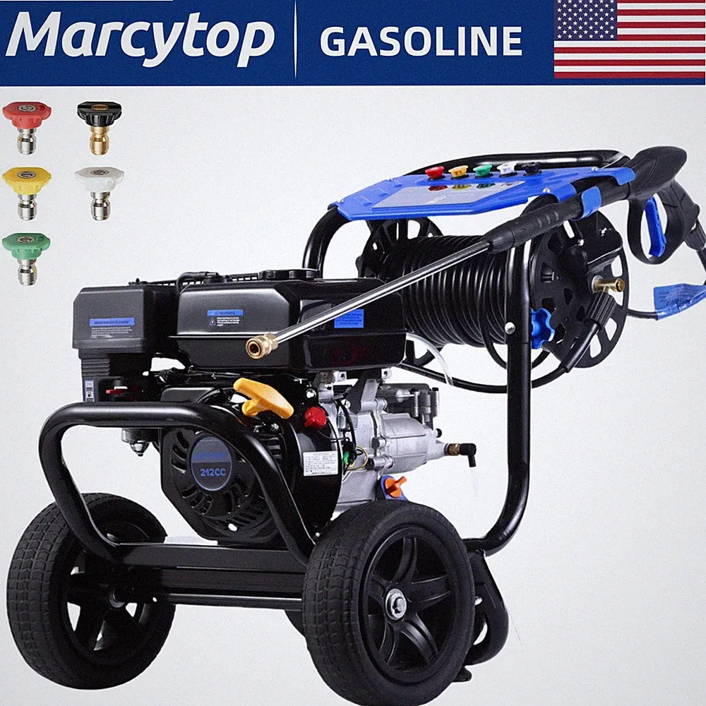 Heavy Duty Gas Pressure Washer 3600 PSI 2.3 GPM High Power Washer with Reel New