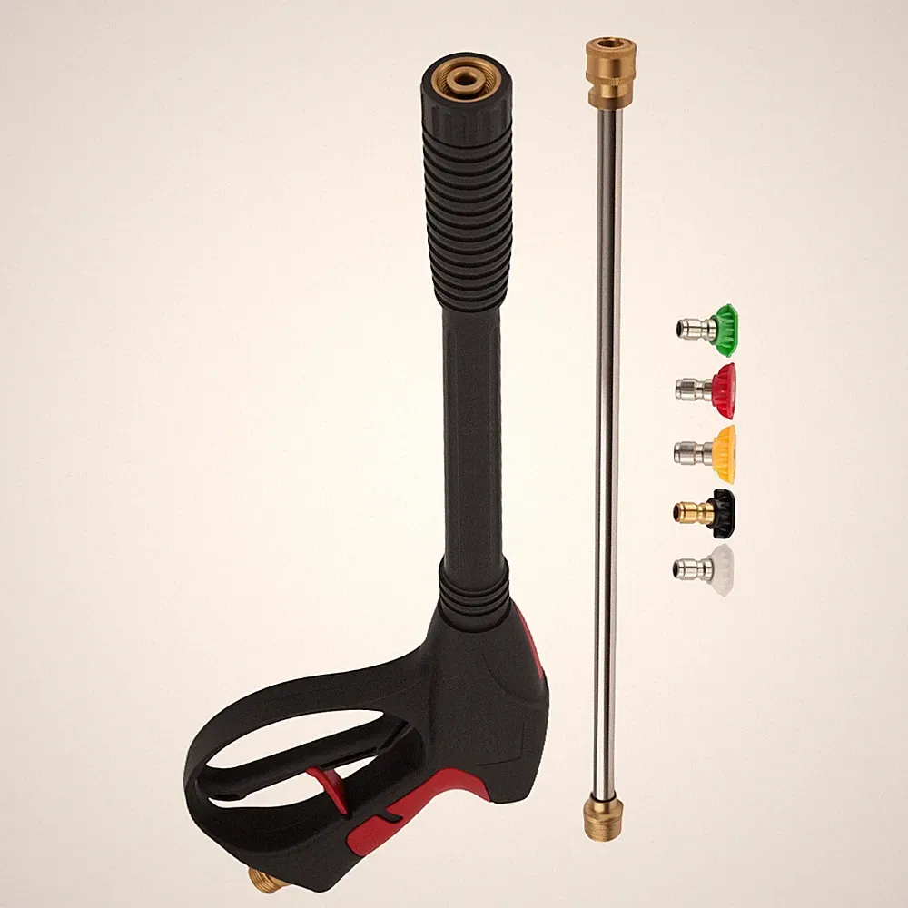 Heavy Duty M22 Pressure Gun 4000PSI with Extension Lance & 5 Spray Nozzles