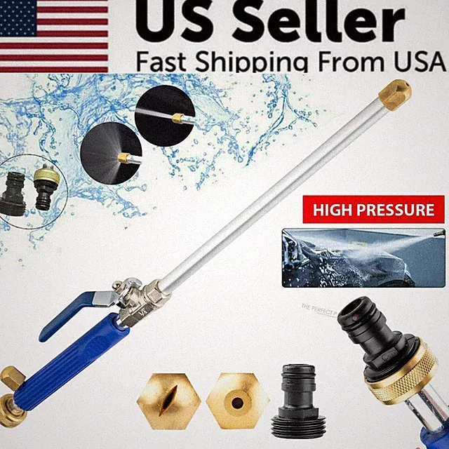 Heavy-Duty Power Washer Spray Gun Nozzle for Garden Hoses