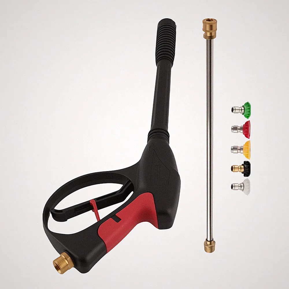 Heavy Duty Pressure Washer Gun M22 4000PSI with Extension Lance & 5 Nozzles