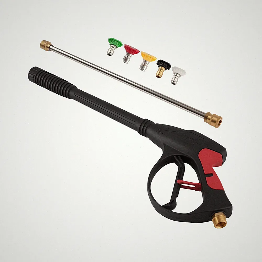 Heavy Duty Pressure Washer Gun M22 4000PSI with Extension Lance & 5 Nozzles