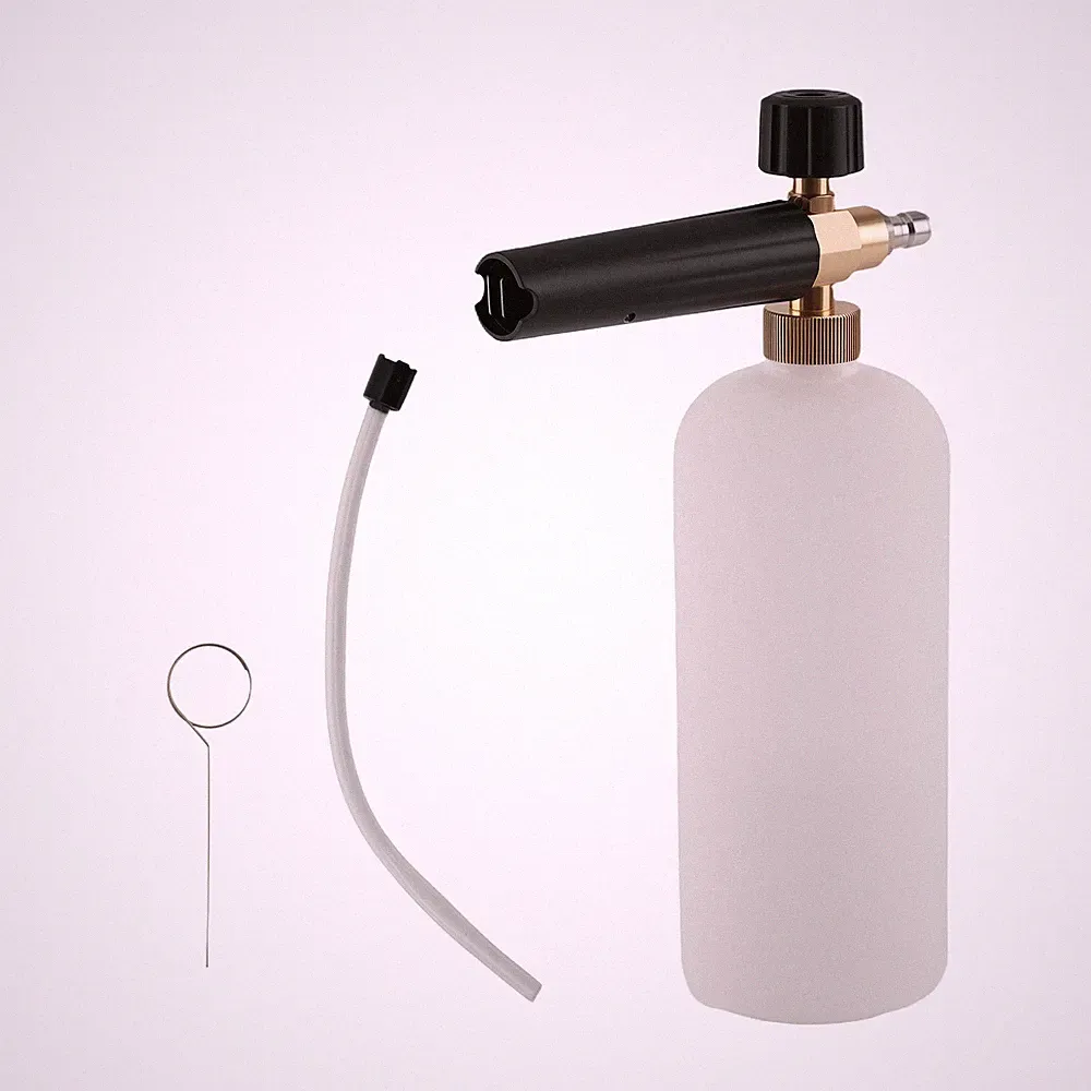 Heavy Duty Snow Foam Gun for Pressure Washer 1000PSI+ 1L Brass Car Wash Nozzle