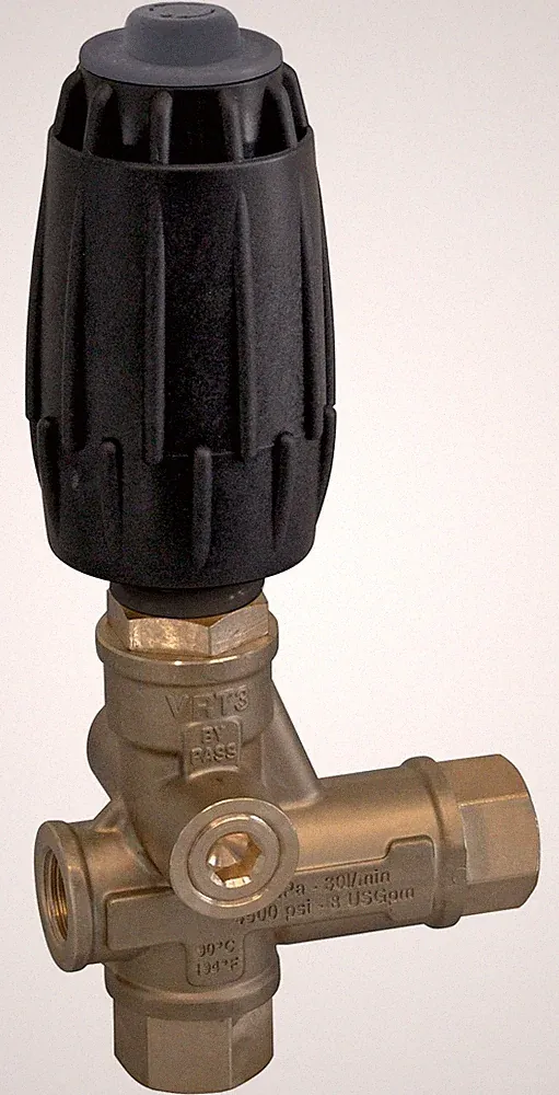 HeavyDuty Pressure Washer Unloader 4500 PSI 10.5 GPM 3/8 Inch FNPT Black for Po