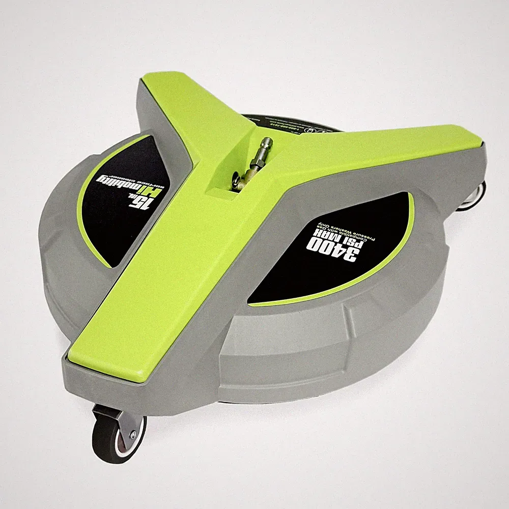 Hiclean 15" Pressure Washer Surface Cleaner with Wheels 3400 PSI Lime Green
