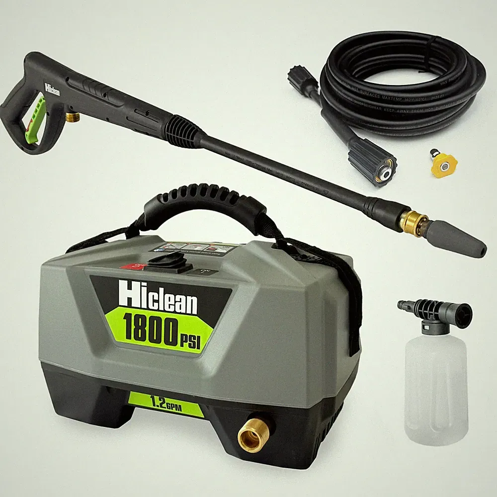 Hiclean 1800 PSI Electric Pressure Washer, Ultra Compact
