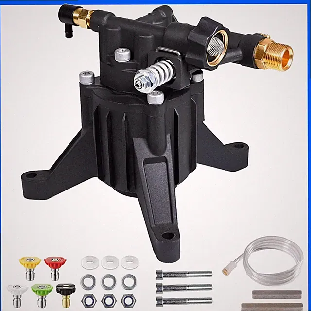 High Efficiency 3400 PSI Pressure Washer Pump with Adjustable Unloader - 2.5 GPM