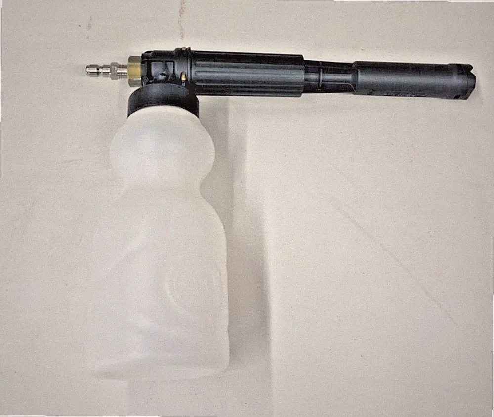High Foaming Pressure Washer Soap Cannon 1/4" Stainless Steel Plug 3200psi