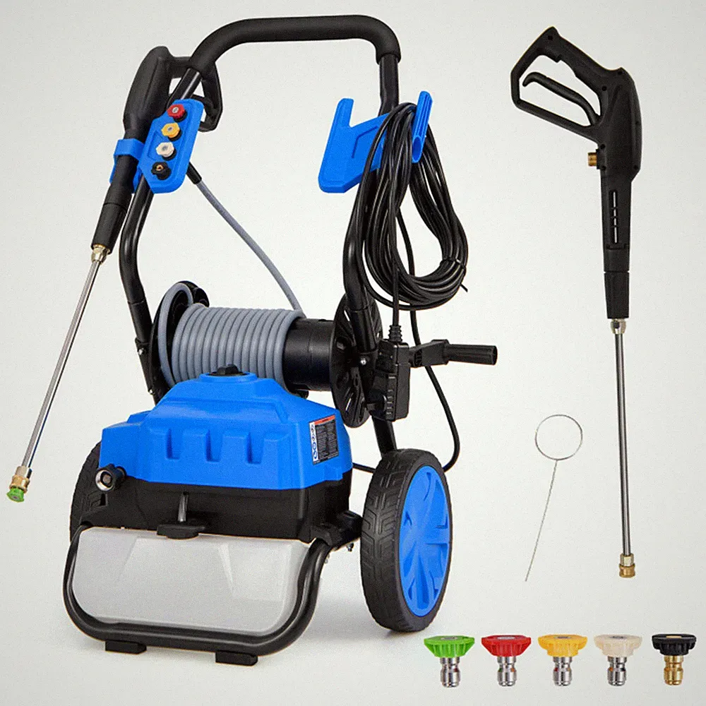 High-Performance 2300 PSI Electric Pressure Washer with Wheels & 1.8 GPM Flow