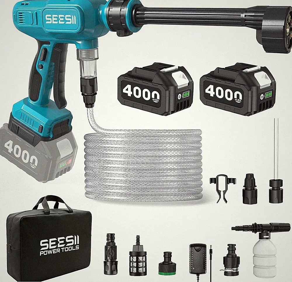 High Performance Cordless Pressure Washer - 1250 PSI for All Your Outdoor Needs
