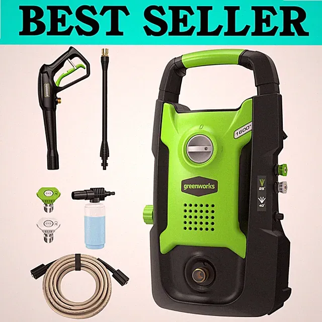 High-Performance Electric Pressure Washer, 35FT Cord