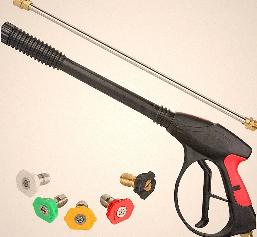 High Performance Pressure Washer Gun 4000PSI 19" Lance 5Nozzles for Excell Honda