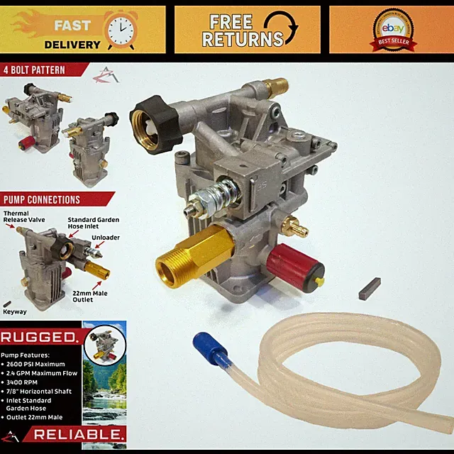 High-Performance Pressure Washer Pump for Honda XR2500 XR2600 XC2600 EXHA2425 XR