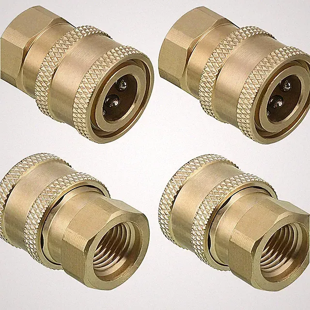 High Power 4X Pressure Washer Coupler 1/4 INCH Connect To Female NPT Fittings